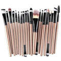 20pcs Eye brush Complete eyeshadow Brush Beauty Tool Explosive neutral logo Free Eyeliner brush Nanasbeautyholic