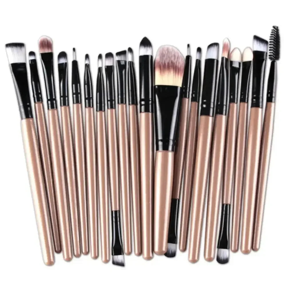 20pcs Eye brush Complete eyeshadow Brush Beauty Tool Explosive neutral logo Free Eyeliner brush Nanasbeautyholic