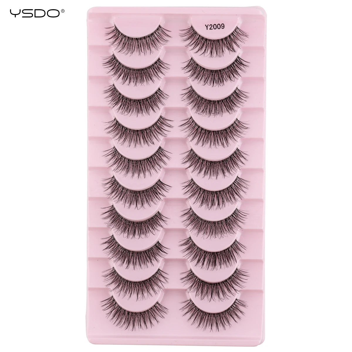 YSDO Natural Full False Eyelashes 3d Lashes  Cat Eye Fake Eyelashes Extension Faux Cils Makeup Tools