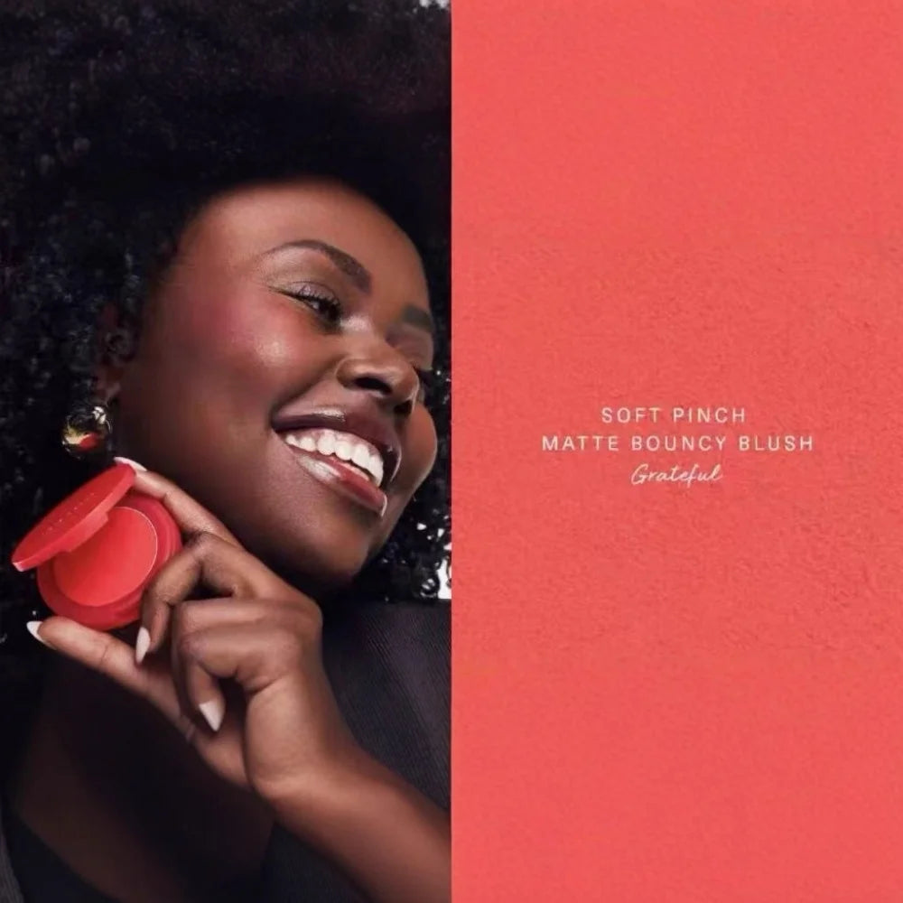 Rare Beauty Soft Pinch Matte Bouncy Cushiony Cream-to-powder Blush Airy And Lightweight Soft Pinch Liquid Blush Natural Flush Nanasbeautyholic