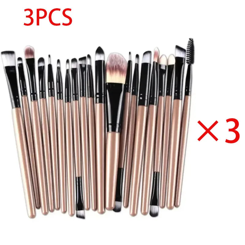 20pcs Eye brush Complete eyeshadow Brush Beauty Tool Explosive neutral logo Free Eyeliner brush Nanasbeautyholic