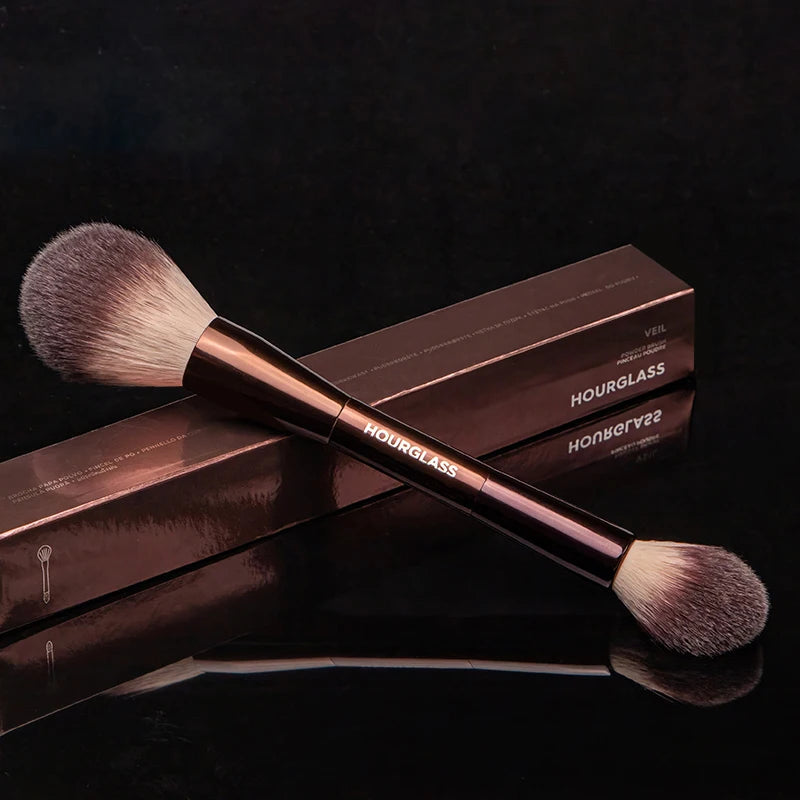 Hourglass Makeup Brush Set & Kit Include Powder Foundation Concealer Lip Blusher Bronzer Eyeshadow Eyeliner Highlight Brush Nanasbeautyholic