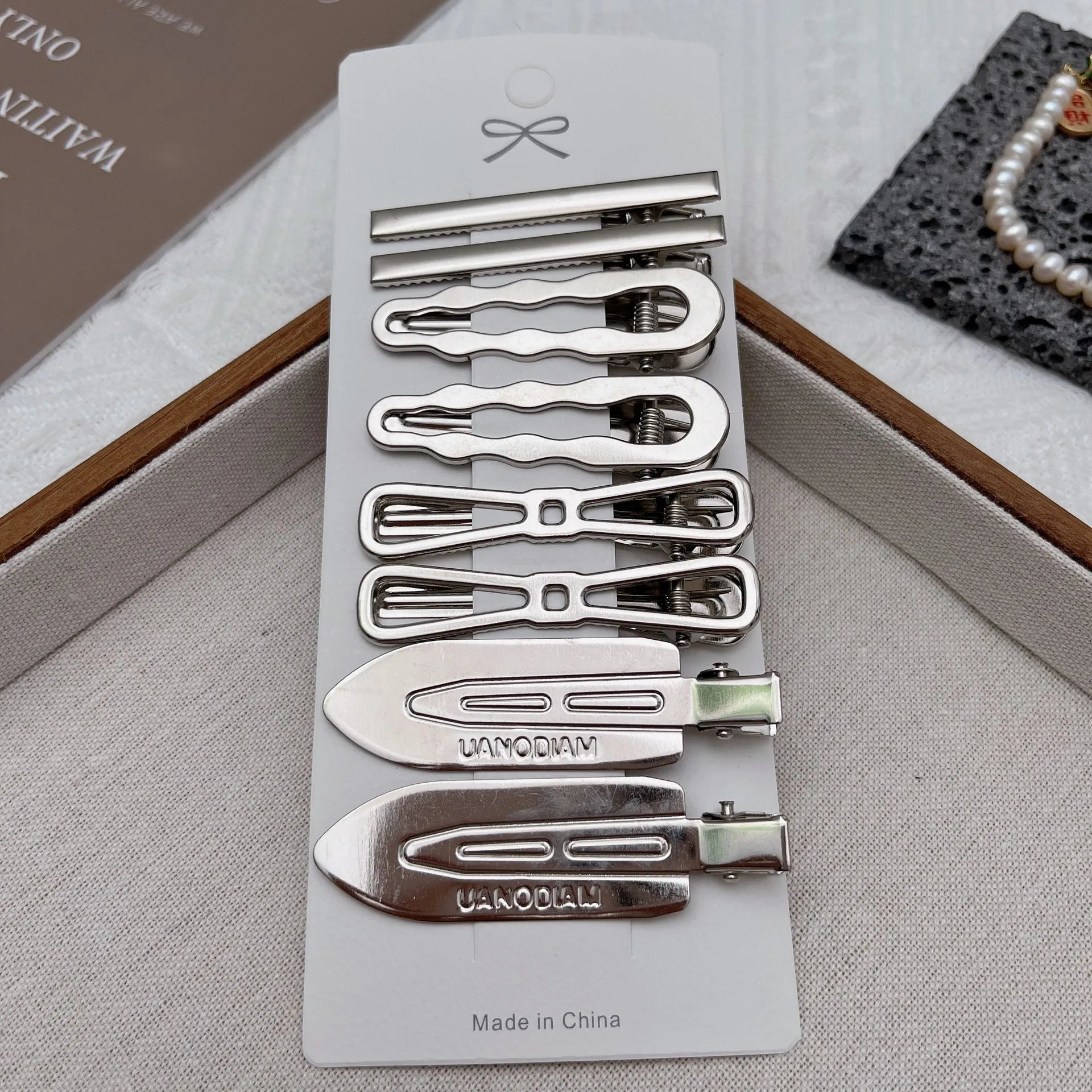 Sliver Metal Hair Clips