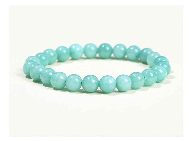 Natural Gemstone Bead Bracelet — Amethyst, Tiger Eye, Crystal, Agate & More | Reiki Healing Jewelry