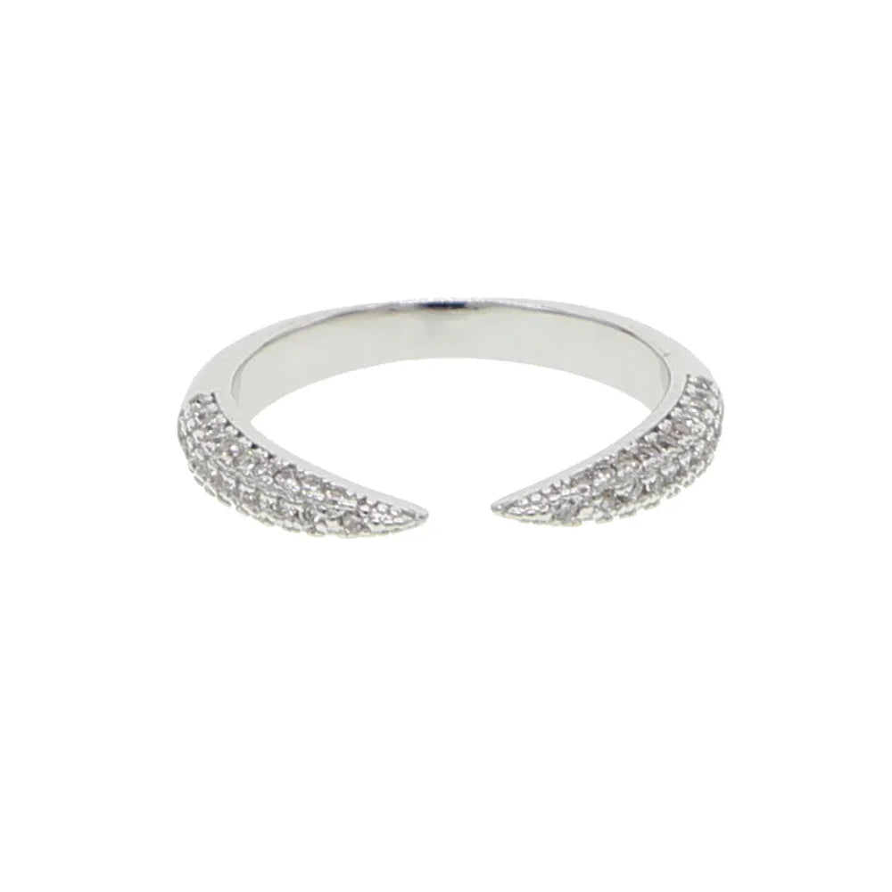 AAA Cubic Zirconia Adjustable Ring | 18K Gold Plated | Rose Gold, Gold & Platinum | Women's Fashion Jewelry