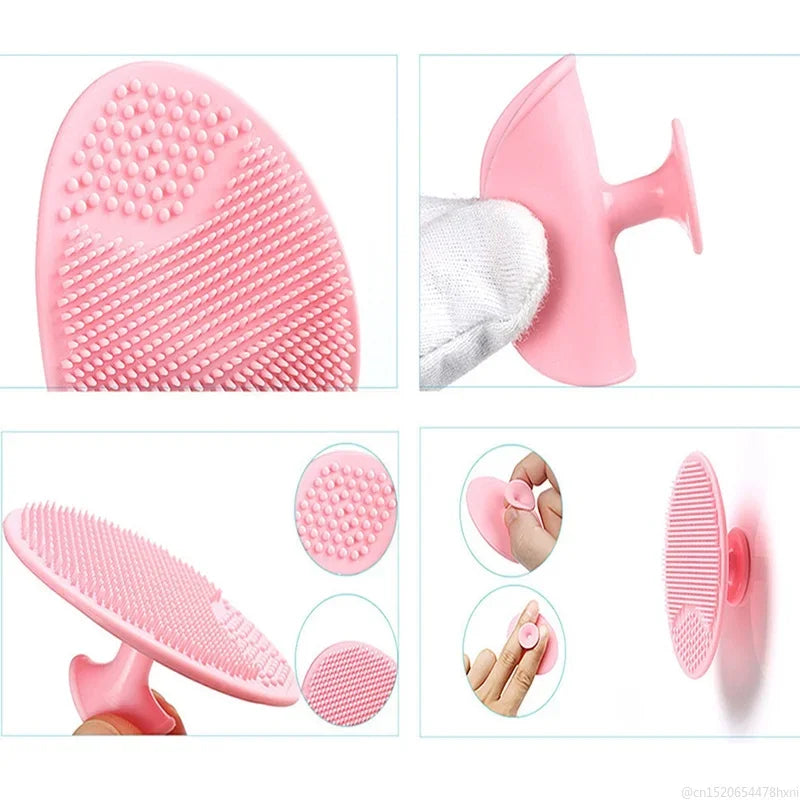 Portable Double-sided Silicone Facial Cleaning Brush Blackhead Removal Massage Skin Care Tool Makeup Remover Beauty Supplies Nanasbeautyholic