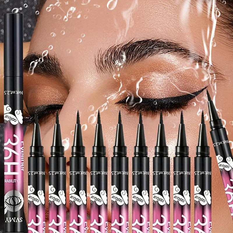 Samy Black Liquid Eyeliner Long-lasting Waterproof