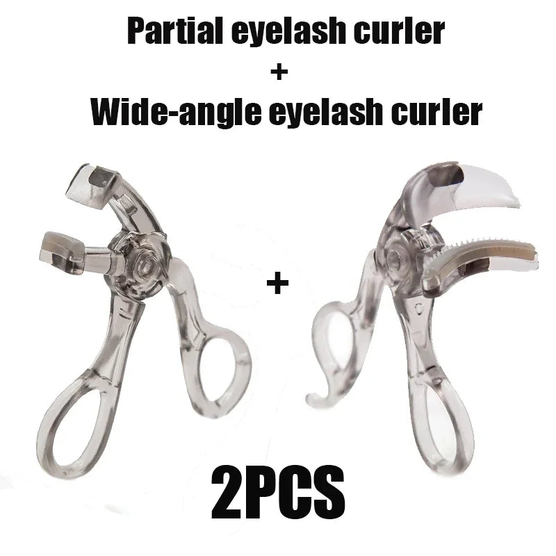 Eyelash Curler with Comb | Wide & Partial Clip | Waterproof Long-Lasting Curl
