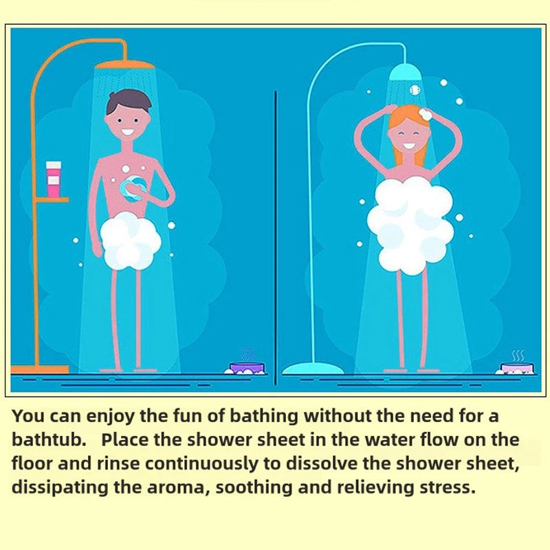 Lavender Shower Bomb Natural Essential Oil Shower Moisturizing Stress Relieving Bath Salt Tablets Suitable for Women and Men Nanasbeautyholic