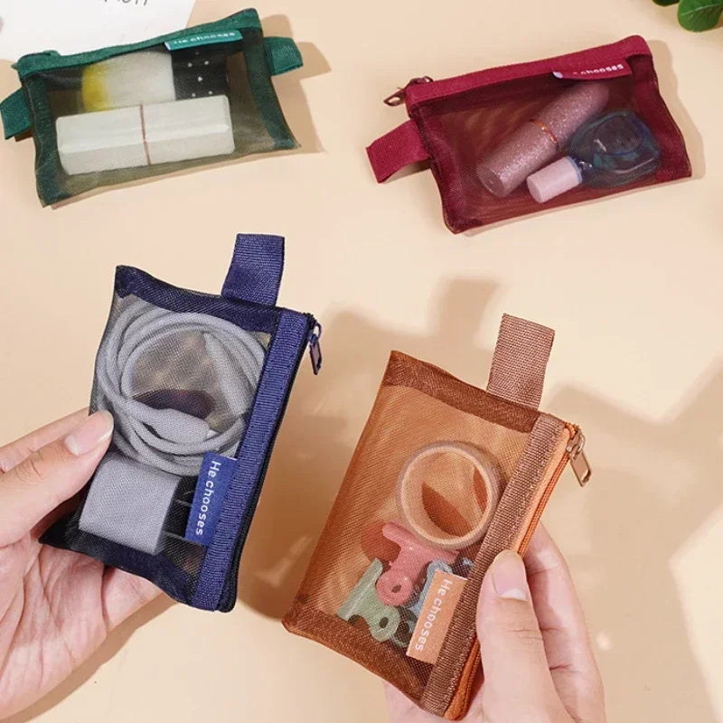 Square Solid Color Coin Bag