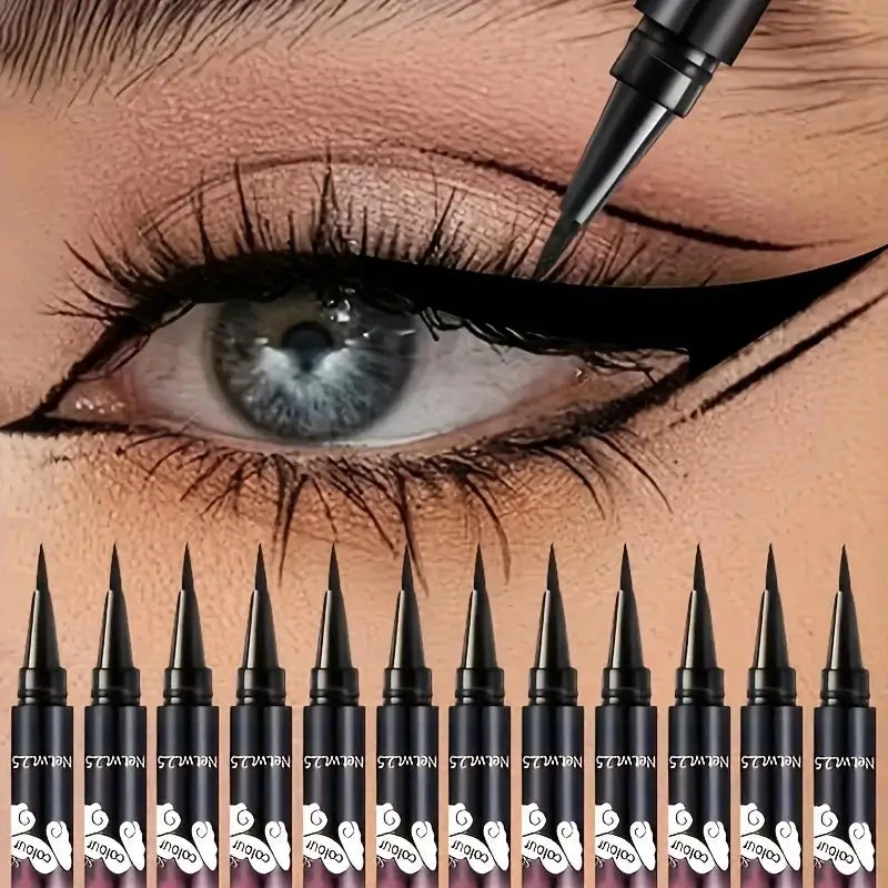 Samy Black Liquid Eyeliner Long-lasting Waterproof