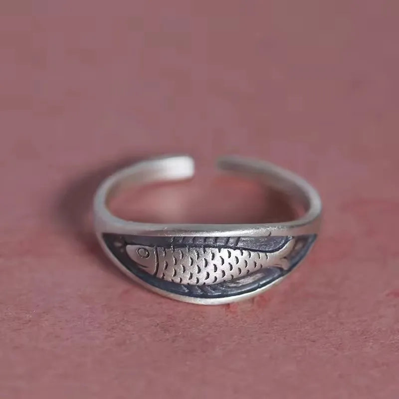 925 Sterling Silver Flower Ring for Women | Hollow Retro Design | Allergy-Free | VENTFILLE Fine Jewelry