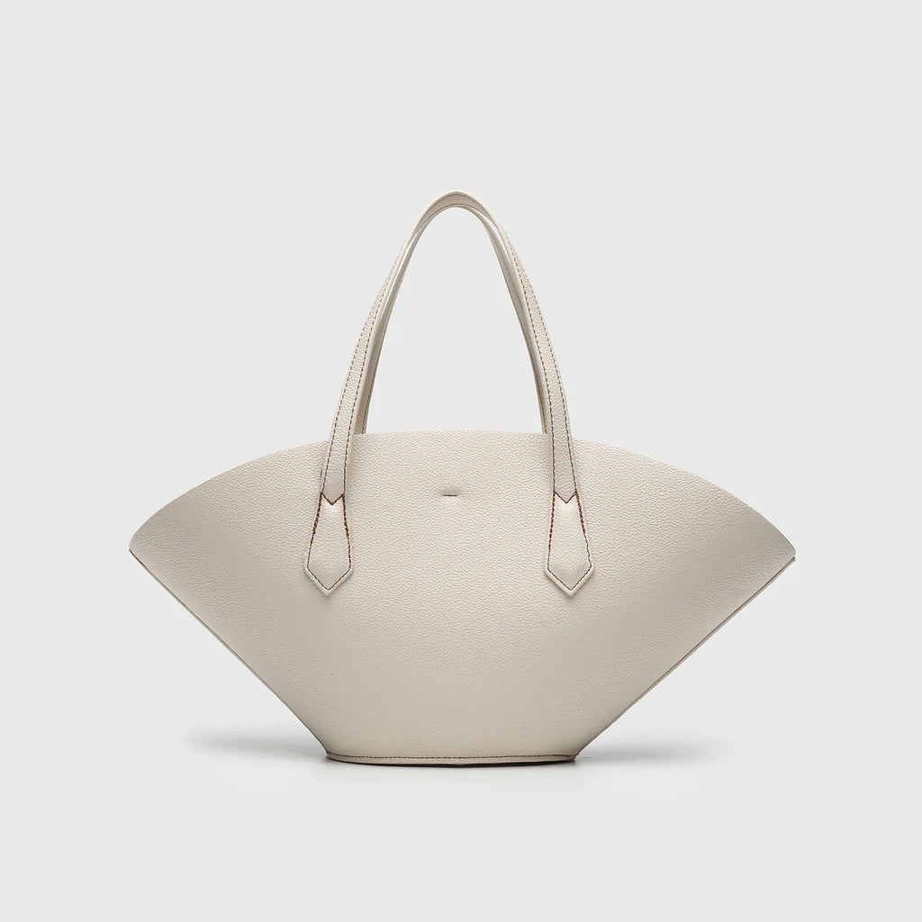 Vintage Shell-Shape Tote Bag – Large Capacity PU Leather Women's Shoulder Bag