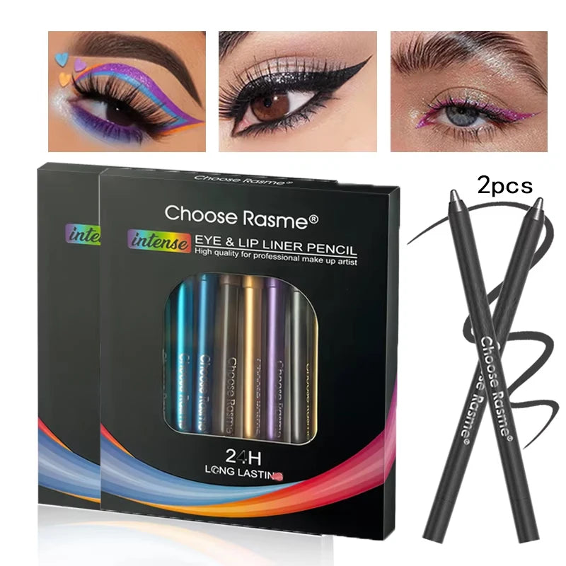 CHOOSE RASME Colors Set Glitter & Shimmer Eyeliner Stick Pack