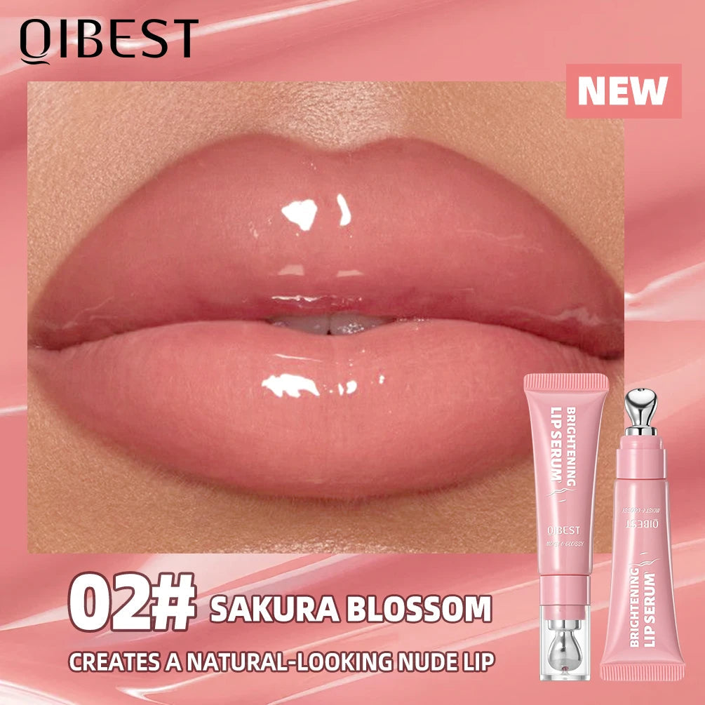 QIBEST Mirror Pearl Lipgloss Long Lasting Moisturizing Lipstick Shine Glitter Lip Glaze Non Stick Cup Jelly Pout Lip Tint Makeup Nanasbeautyholic