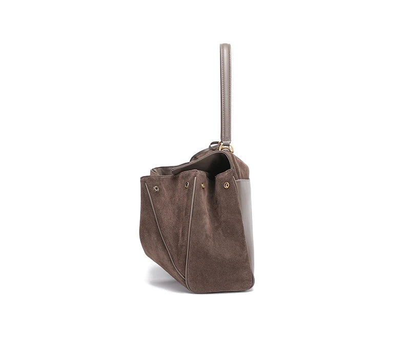 Women's Suede genuine leather Bag Shoulder Handbag Luxury Designer