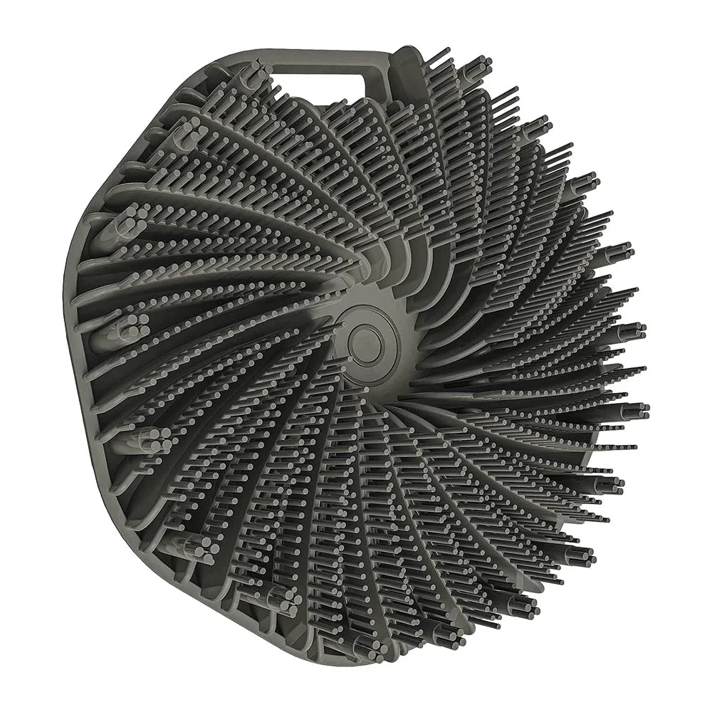 Silicone Body Scrubber Shower Brush Exfoliating Shower Scrubber with Non-Slip Hand Strap Silicone Body Buffer for Use in Shower Nanasbeautyholic