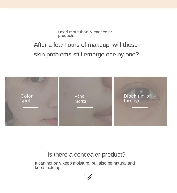 Svmy Liquid Contouring Concealer – Waterproof, Moisturizing & Long-Lasting Coverage for Dark Circles & Acne | 4 Shades