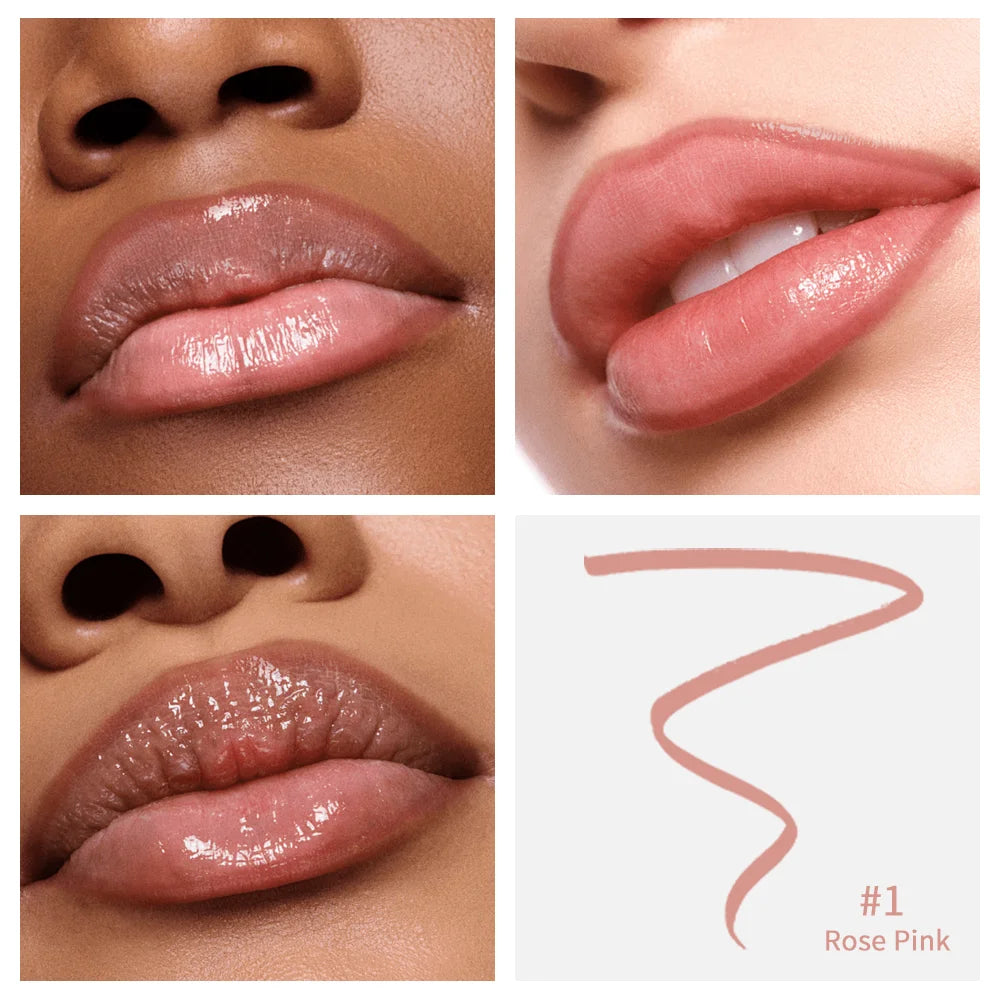 Peel-Off Lip Liner & Tint | Waterproof Long-Lasting Matte | 10 Shades