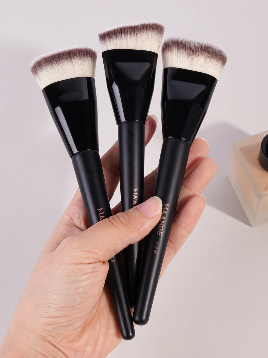 MAANGE 3pcs Makeup Brush Set , Soft , With Box Skin-friendly Makeup Tool for Beauty