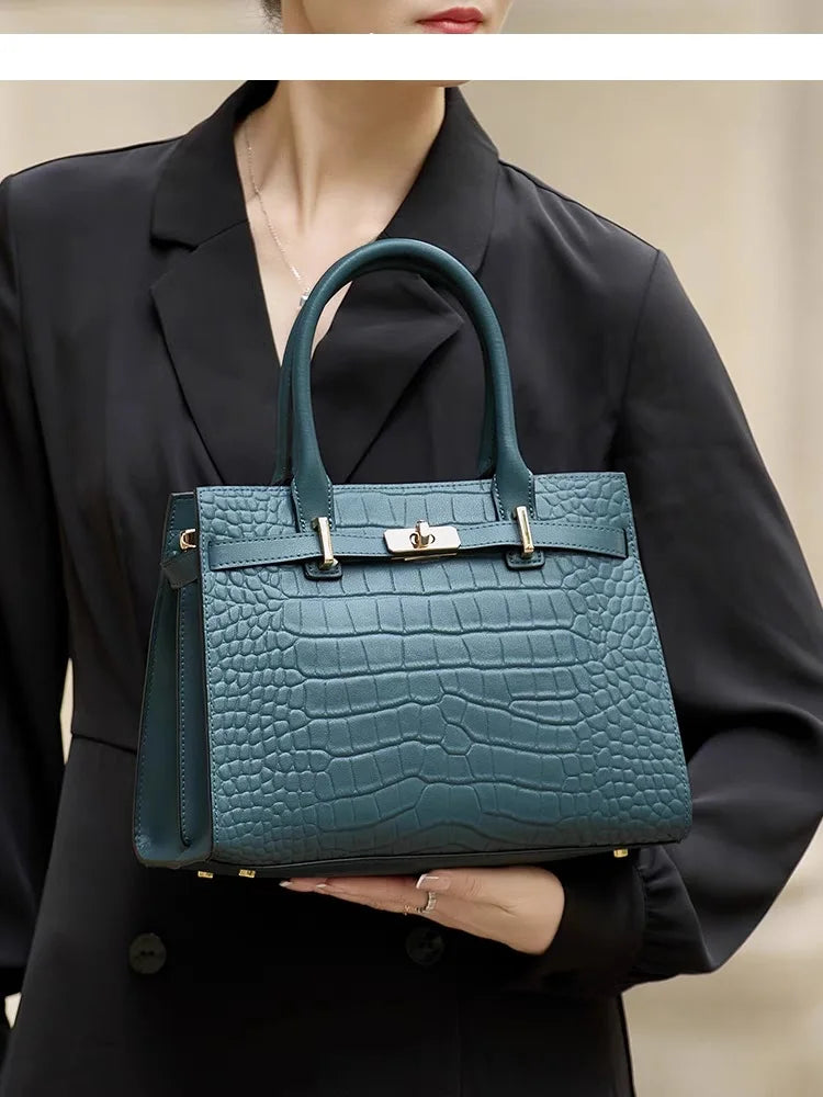Hot ZOOLER Fashion Woman Bag Full Genuine Leather Shoulder Bags for Businesswomen Real Cow Handbags Purses Bolsa Feminina #wg383 Nanasbeautyholic