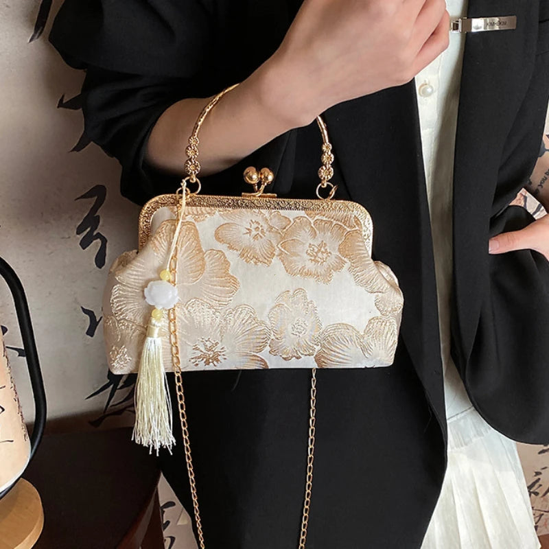 Chinese Style Embroidered Shoulder Bag