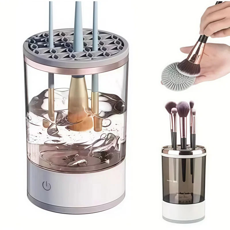 USB Electric Makeup Brush Cleaner Portable ,Quick Dry Tool
