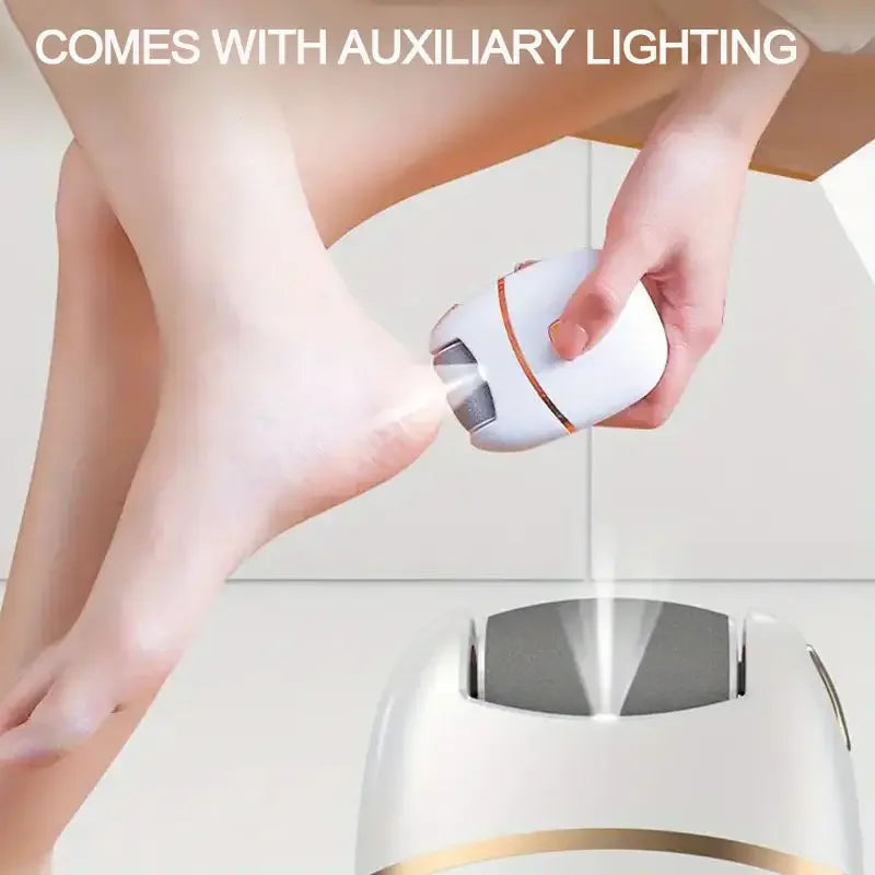 Rechargeable Electric Foot Grinder for Thick Faux Leather USB Personal Care Tool with Interchangeable Heads Grooming Tool Nanasbeautyholic