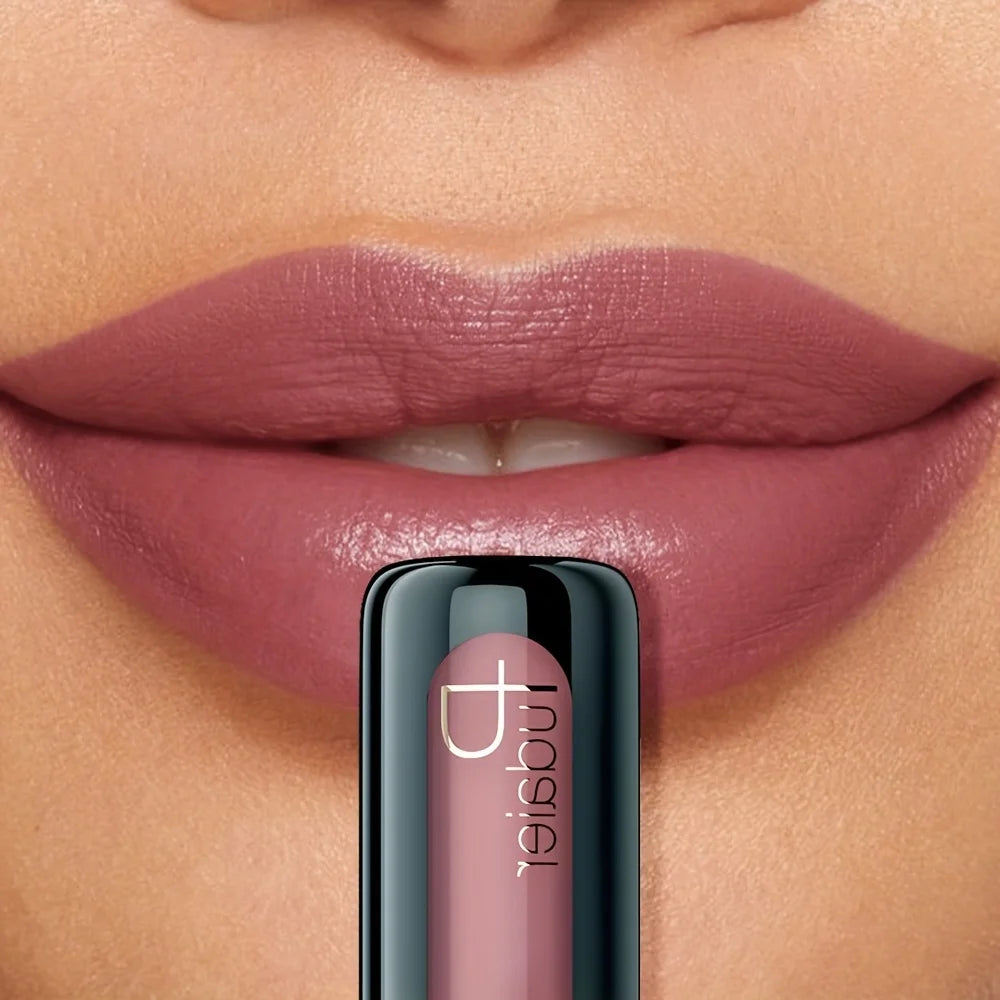 Matte Lip Mud Velvet Lip Gloss, Long Lasting Waterproof Lipstick, Non-Stick Smooth Lip Makeup Gift for Women Nanasbeautyholic