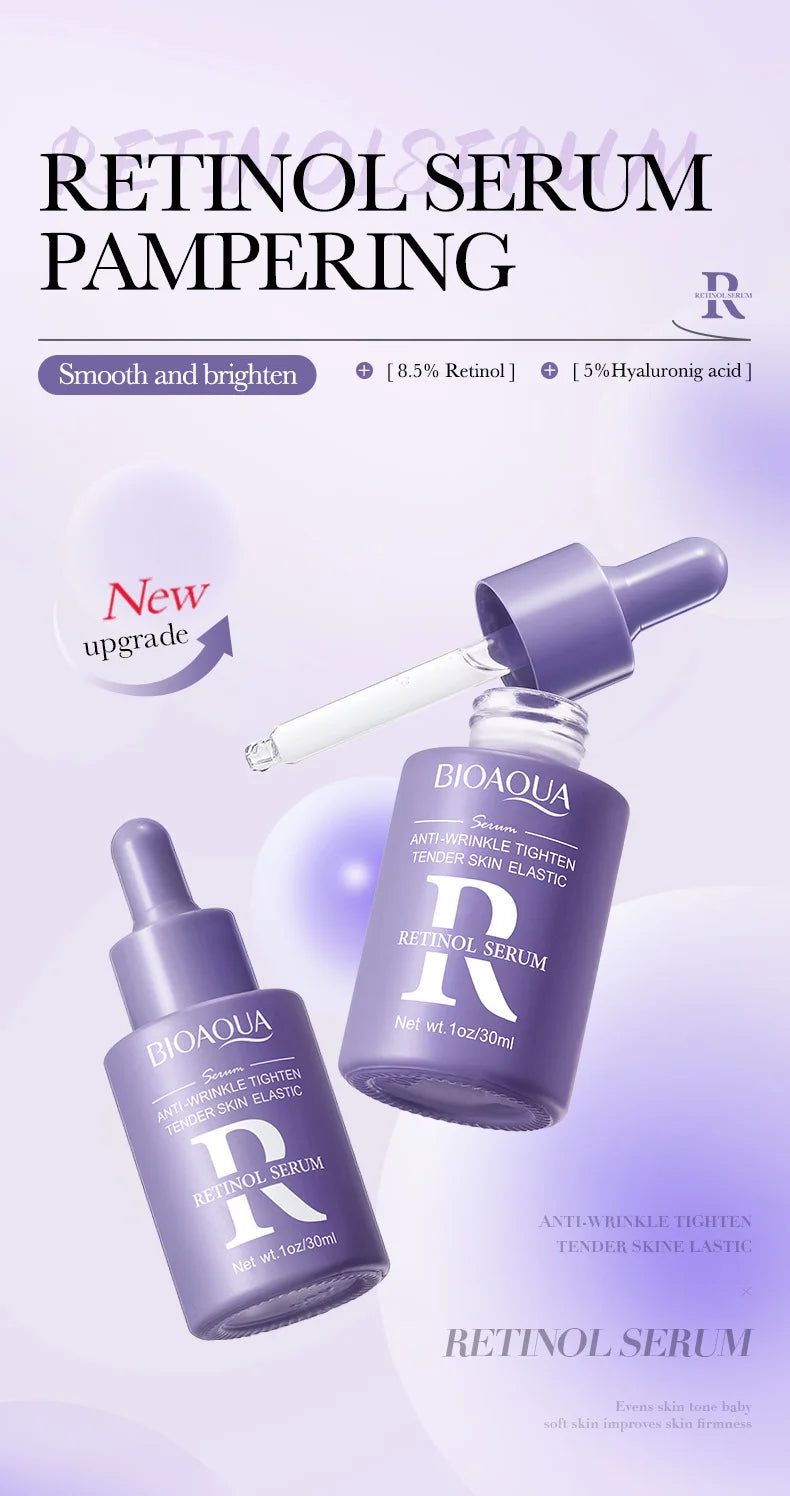 BIOAQUA Vitamin C Skin Care Kit Moisturizing Face Serum Anti-Aging Anti Dark Circles Eye Cream Facial Eyes Travel Size Skin Care Nanasbeautyholic