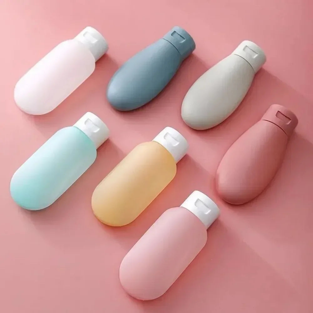 3/4Pcs Travel Botttles Set Refillable Bottle Cosmetic Containers 60ml