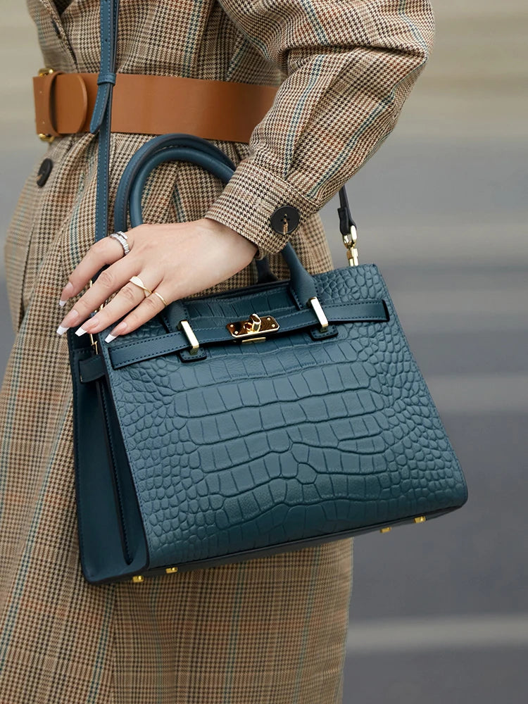 Hot ZOOLER Fashion Woman Bag Full Genuine Leather Shoulder Bags for Businesswomen Real Cow Handbags Purses Bolsa Feminina #wg383 Nanasbeautyholic