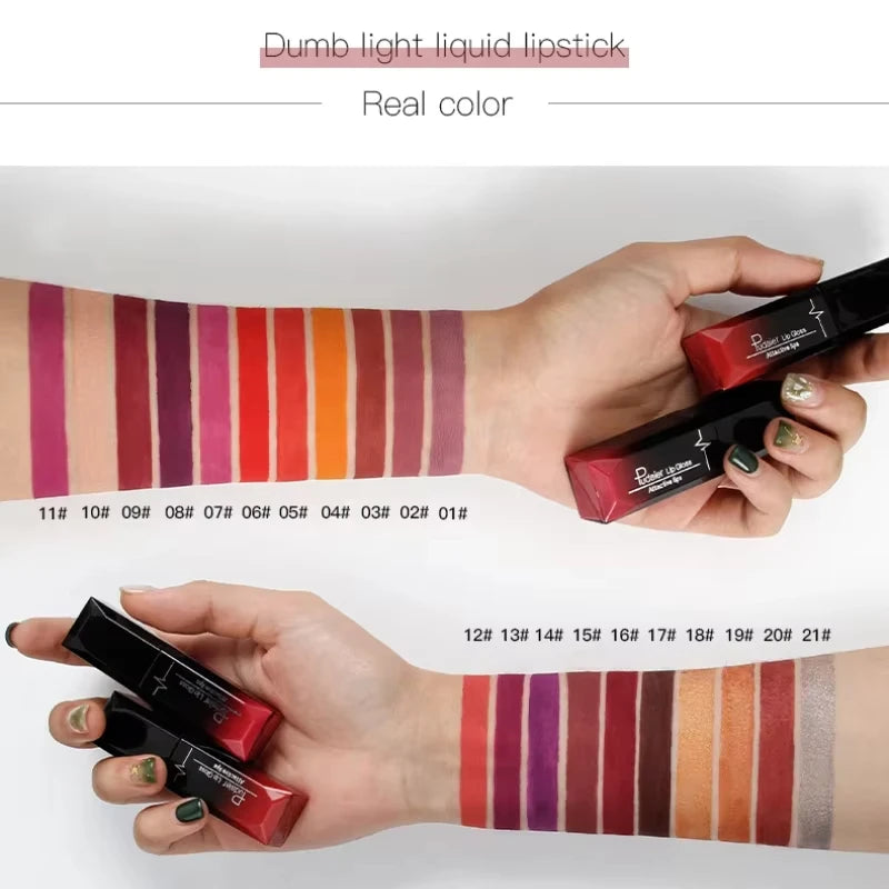 17 Colors Velvet Matte Liquid Lipstick, Waterproof Long Wear Lip Color, High Pigment Smooth Texture, Makeup for All Skin Types Nanasbeautyholic