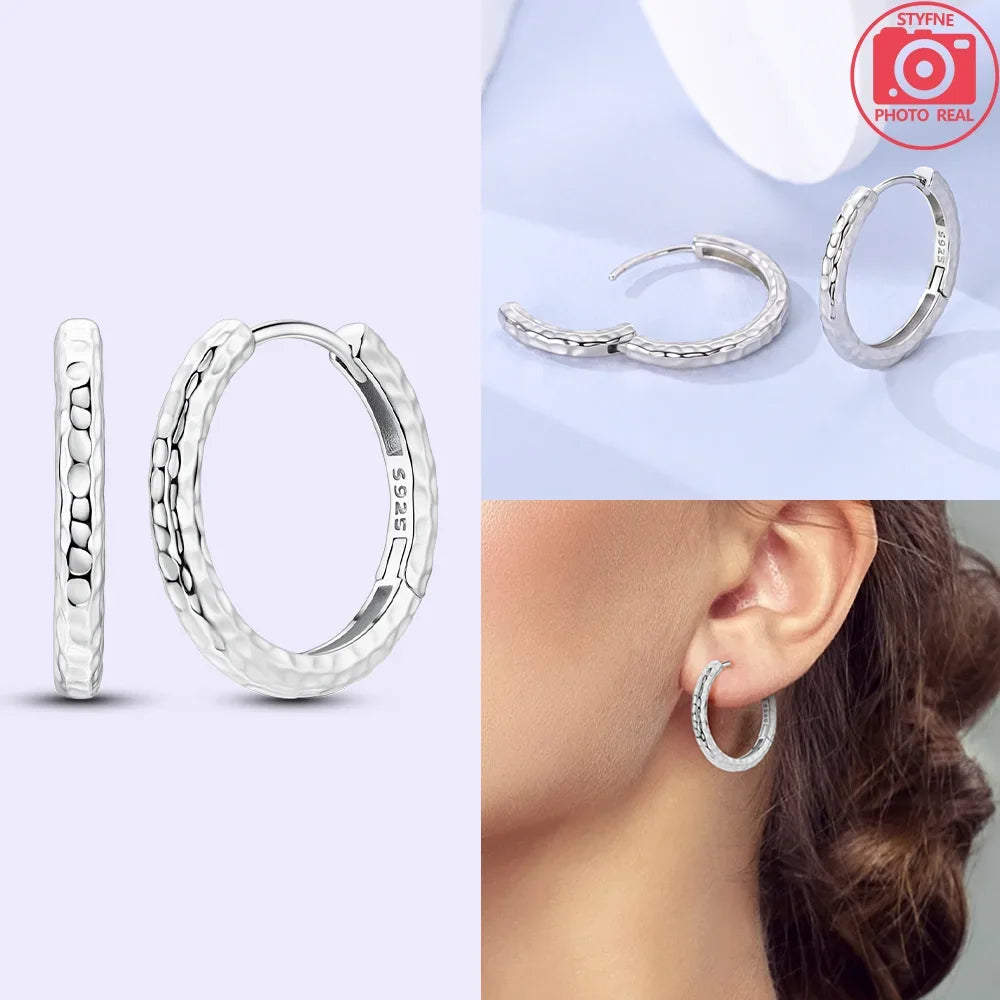 925 Sterling Silver Zircon Charm Bead Earrings | Butterfly & Ballet Girl | GDTC Certified | Fine Jewelry Gift