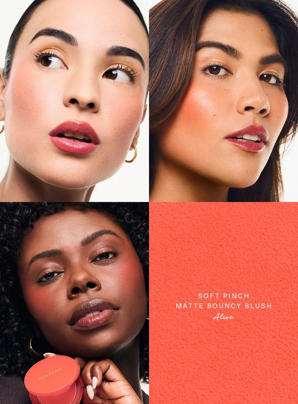 Rare Beauty Soft Pinch Matte Bouncy Cushiony Cream-to-powder Blush Airy And Lightweight Soft Pinch Liquid Blush Natural Flush Nanasbeautyholic