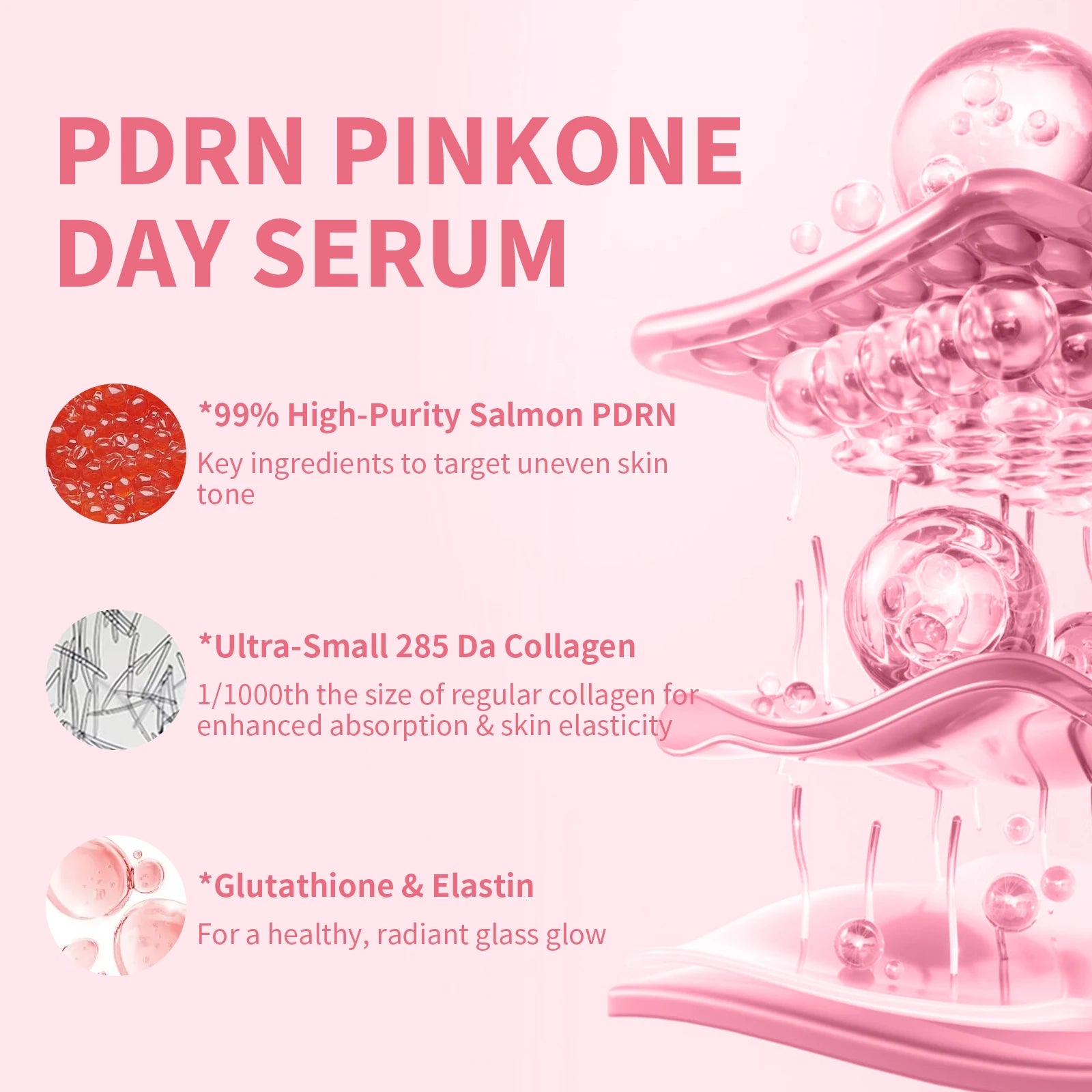 PDRN Pink One-Day Serum — Brightening, Firming & Deep Hydration Ampoules
