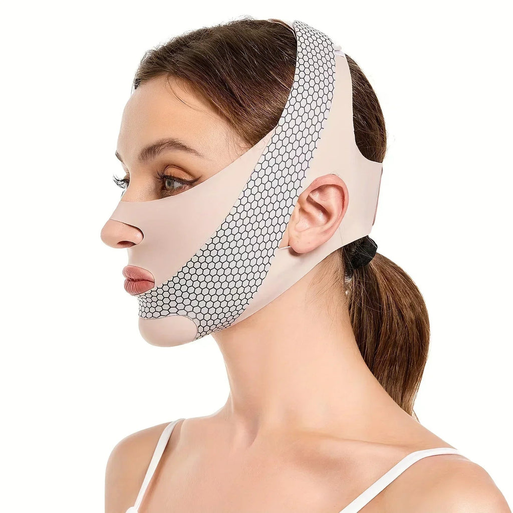 Face Slimming Bandage V Line Face Shaper Double Chin Reducer Face Lifting Belt Anti Wrinkle Facial Massager Women Skin Care Tool Nanasbeautyholic