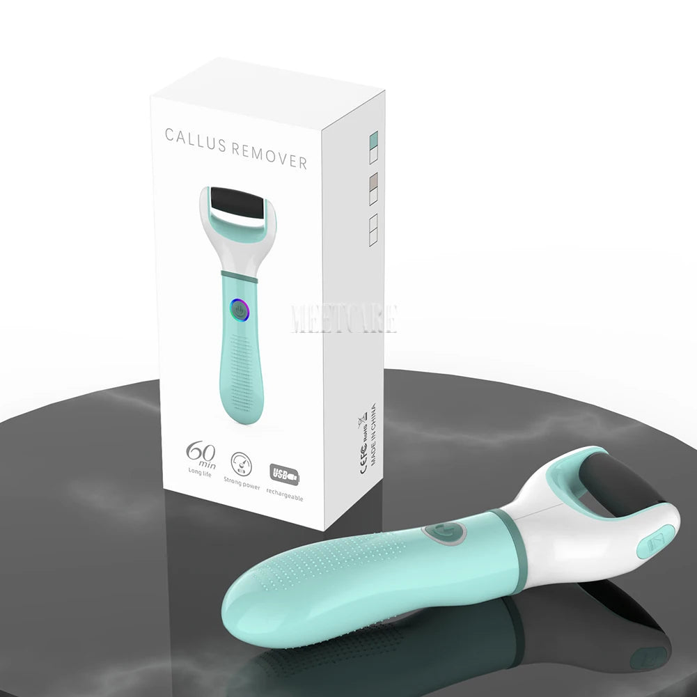Auto Wireless Electric Foot Grinder Removal Dead Skin Calluses Cracks Hard Skin Pedicure Care Tool Waterproof Foot Cleaner ﻿ Nanasbeautyholic