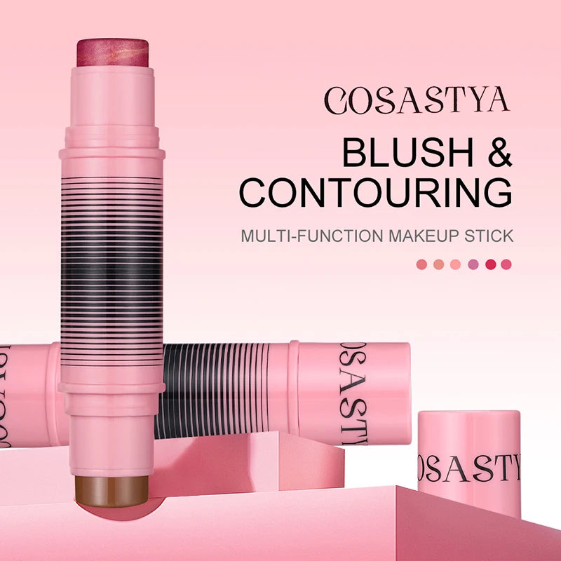 6-Shade Blush & Contour Cream Stick – Waterproof Concealer & Highlighter for a Flawless Finish