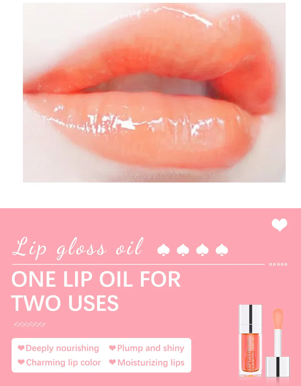 3pcs/set Lip Glaze Mirror Water Long-lasting Waterproof Crystal Jelly Oil Lip Tint Moisturizing Non-stick Cup Lip Glow Oil Care Nanasbeautyholic