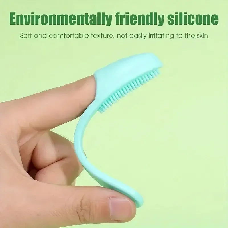 Portable Double-sided Silicone Facial Cleaning Brush Blackhead Removal Massage Skin Care Tool Makeup Remover Beauty Supplies Nanasbeautyholic