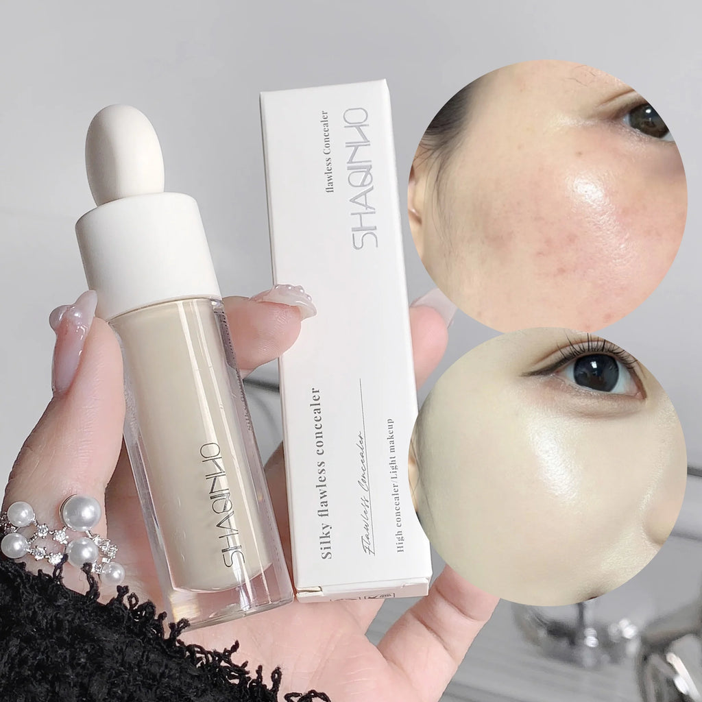 Flawless Finish Liquid Concealer – Full Coverage for Dark Circles, Blemishes & Freckles