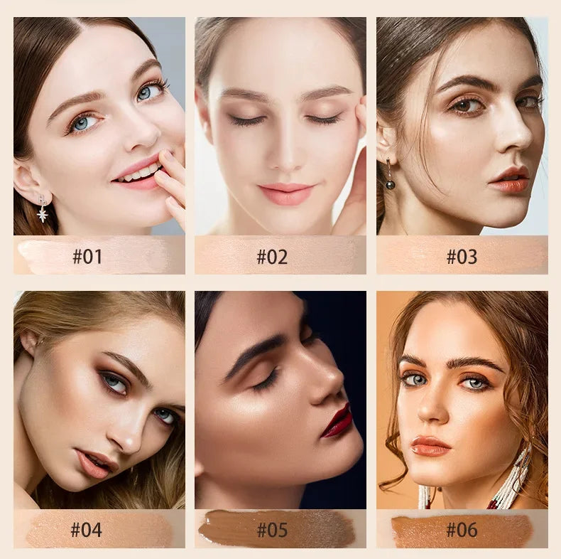 MAXFINE Concealer Foundation Stick – Full Coverage for Dark Circles, Acne & Natural Finish