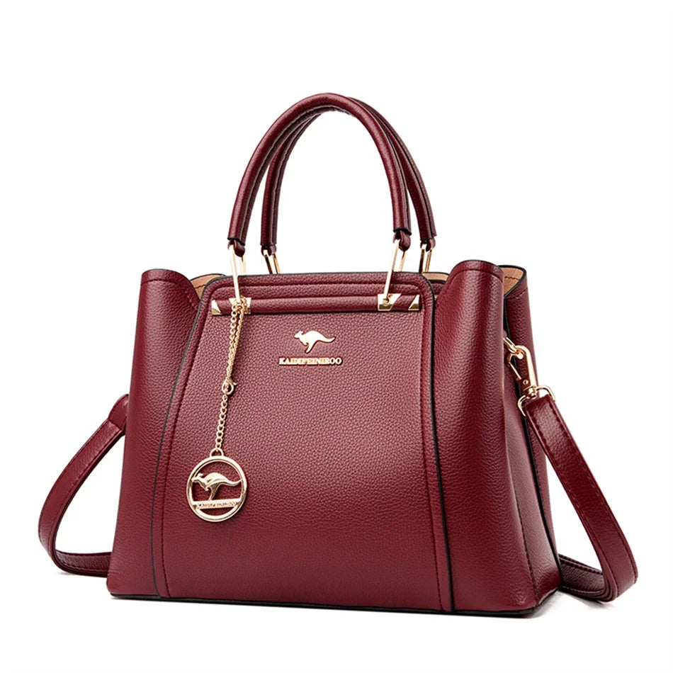 Luxury Women Designer 3 Layers Shoulder