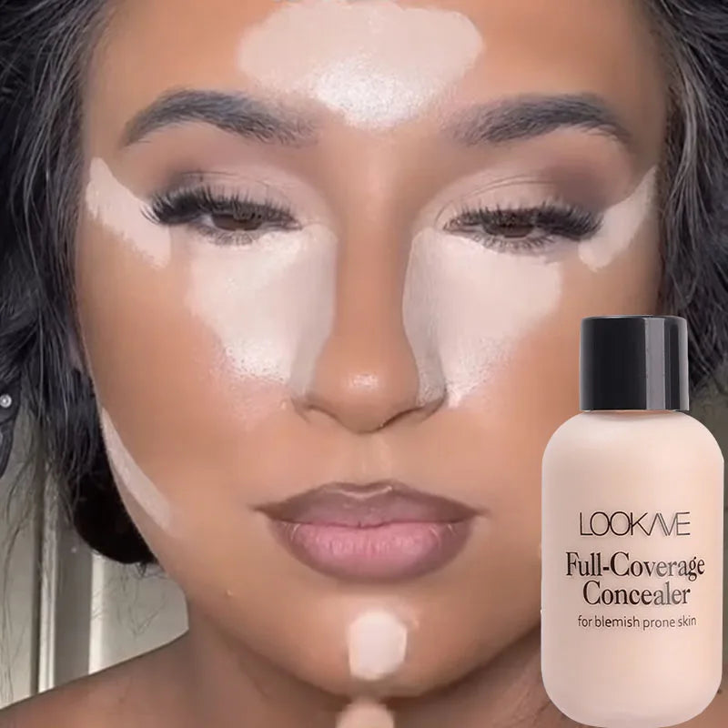Full Coverage Liquid Concealer – Waterproof, Dark Circle & Blemish Corrector for All Skin Types