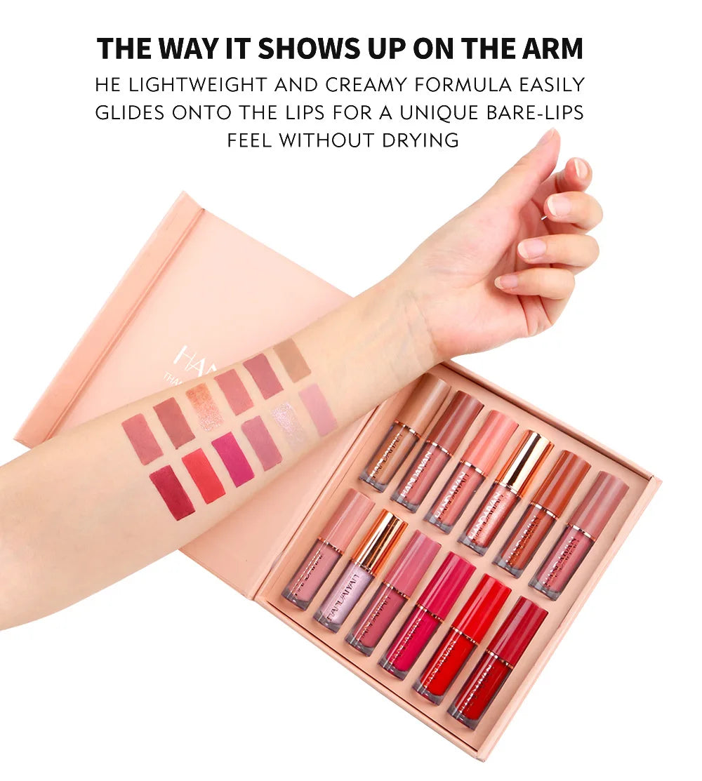 Matte Liquid Lipstick Kit Non Stick