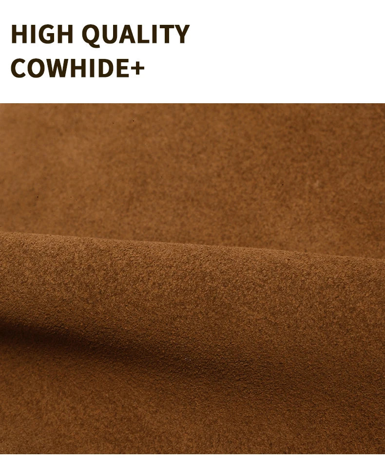 Genuine Leather Tote Bag – Soft Cowhide Shoulder Bag for Women