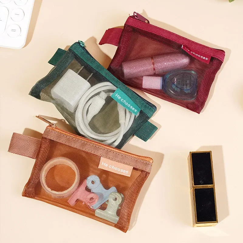 Square Solid Color Coin Bag