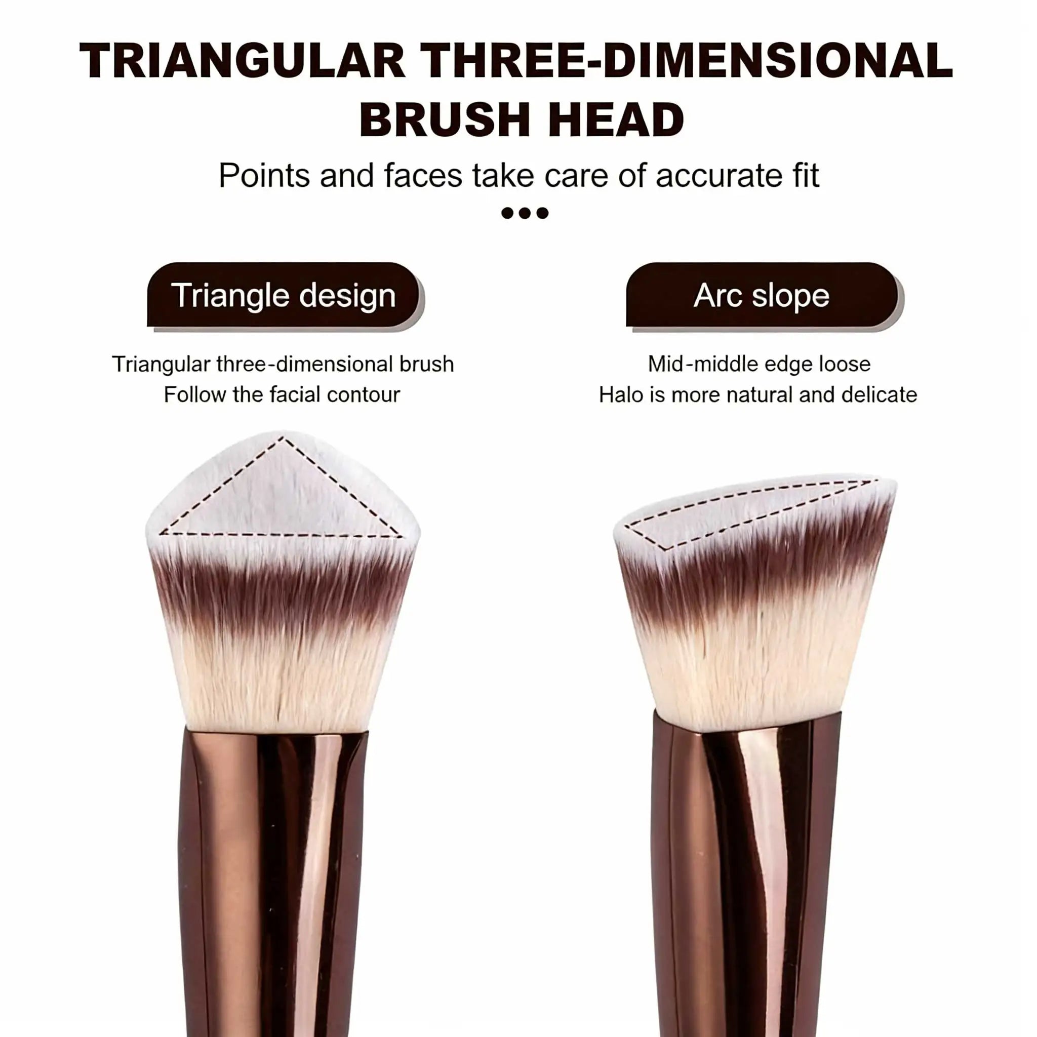 LUXEBLEND Dual-Ended Makeup Brush Set – Professional Travel Brushes for Foundation, Eyeshadow & Blending (5, 6, 10, 18 or 22 Pcs)