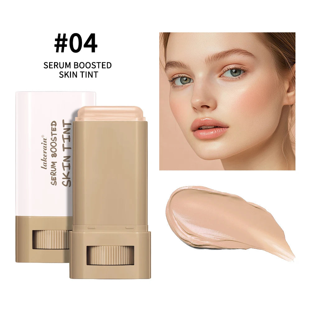 Skin Tint Stick Waterproof Nourishing Solid Tinted Serum Foundation Skin Tint Balm Face Tinted Face Contour Stick Makeup Nanasbeautyholic